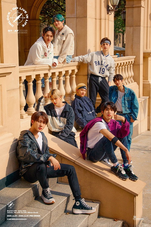Movie poster for Stray Kids 'Unlock : GO LIVE IN LIFE' (2020)