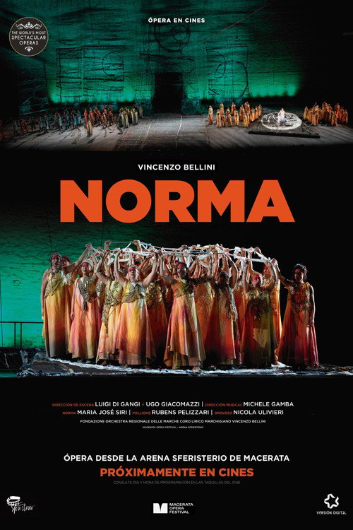 Movie poster for Norma (Sferisterio Opera Festival)