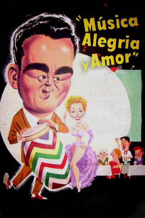 Movie poster for Música, alegría y amor (1956)
