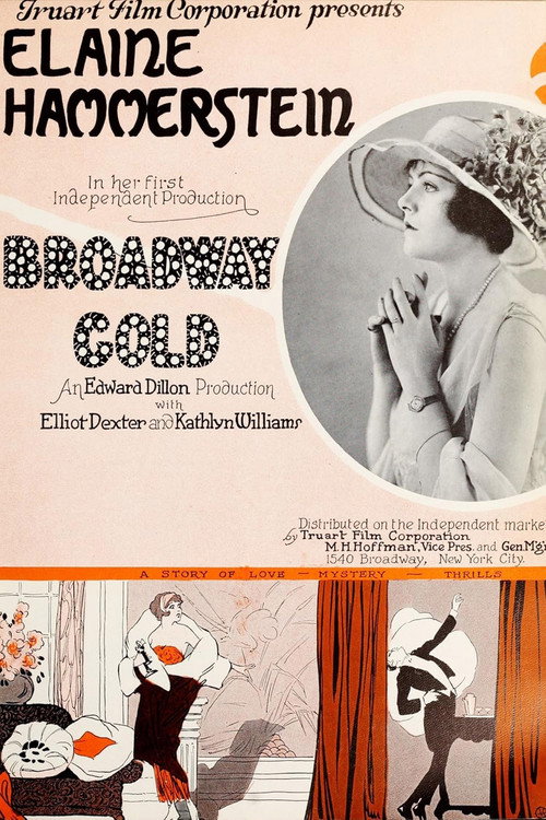 Movie poster for Broadway Gold (1923)