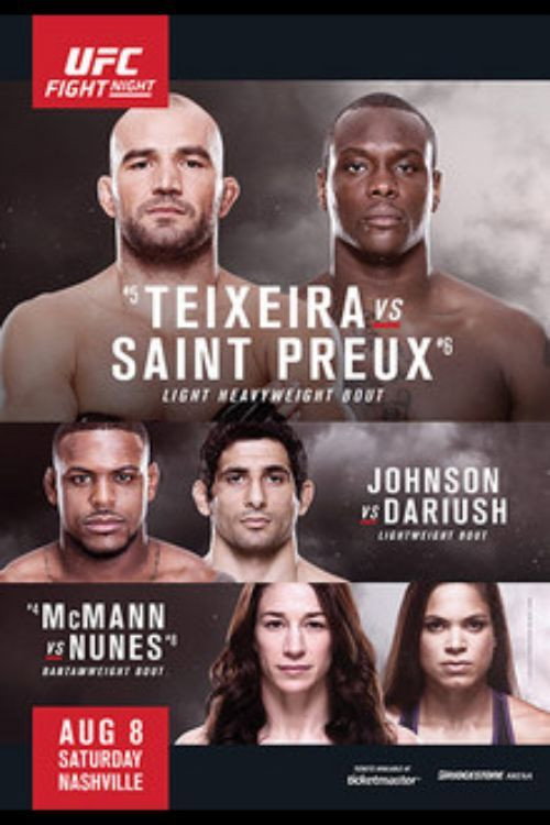 Movie poster for UFC Fight Night 73: Teixeira vs. Saint Preux (2015)