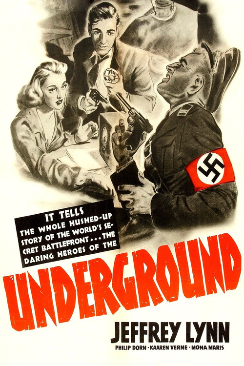 Movie poster for Underground (1941)