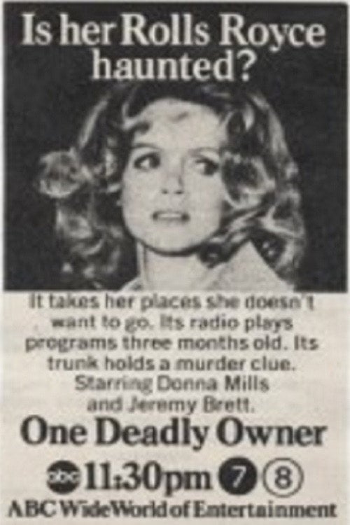 Movie poster for One Deadly Owner (1974)