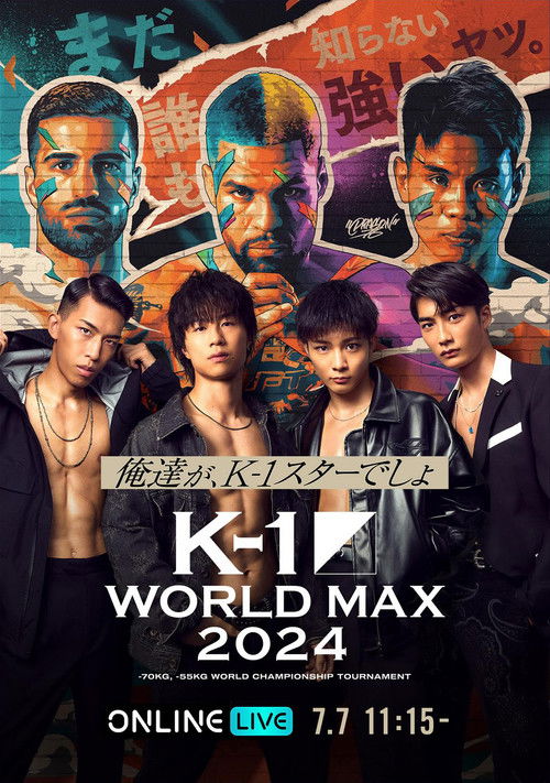 Movie poster for K-1 WORLD MAX 2024: 70kg Final & 55kg 1st Round (2024)