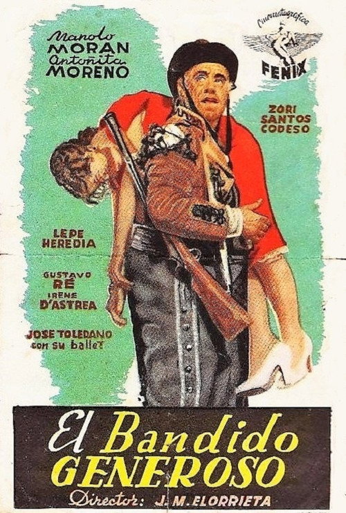 Movie poster for El bandido generoso (1957)