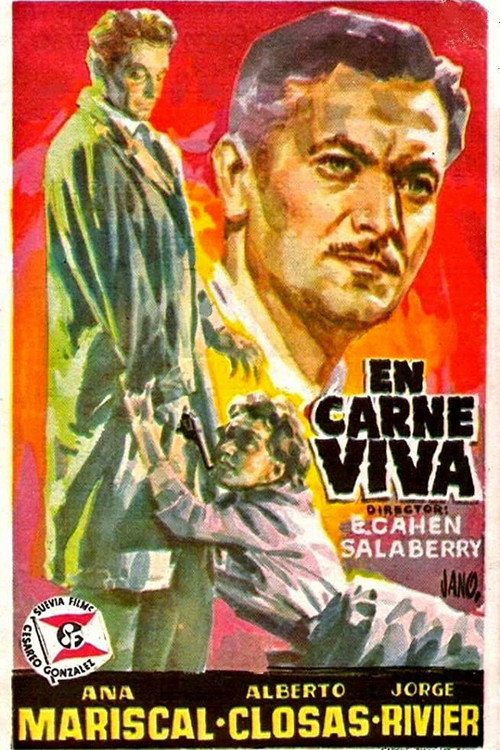 Movie poster for En carne viva (1955)
