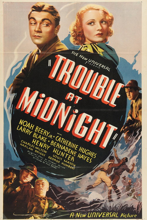 Movie poster for Trouble at Midnight (1937)