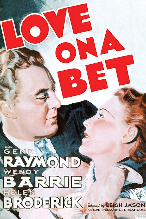 Movie poster for Love on a Bet (1936)