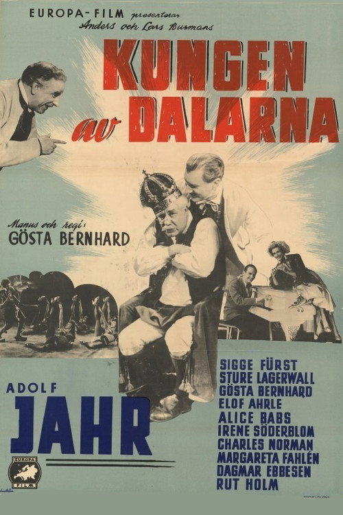 Movie poster for Kungen av Dalarna (1953)