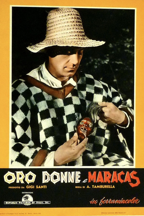 Movie poster for Oro, mujeres y maracas (1957)