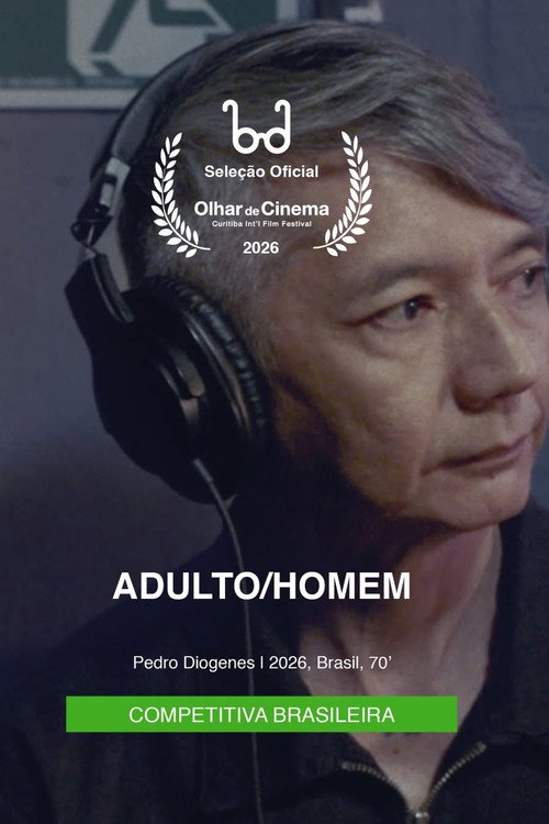 Movie poster for Adulto/Homem (2026)