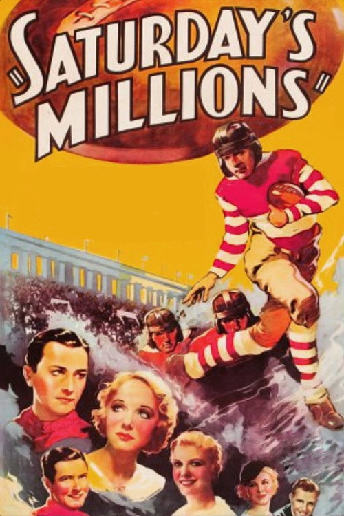 Movie poster for Saturday's Millions (1933)