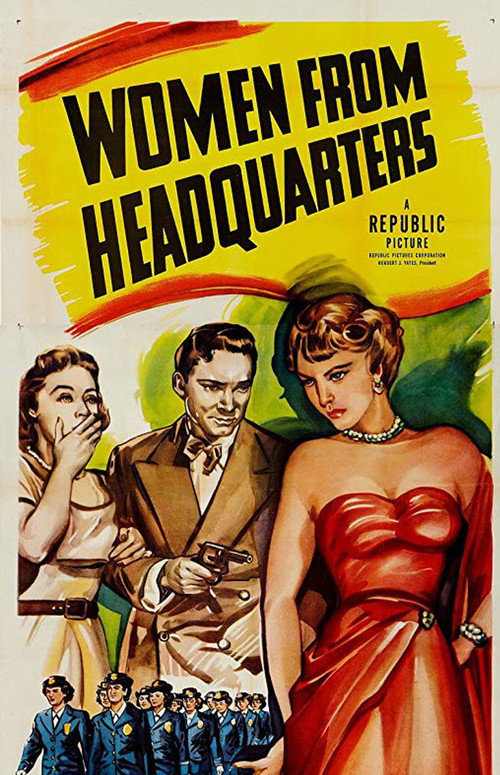 Movie poster for Women from Headquarters (1950)