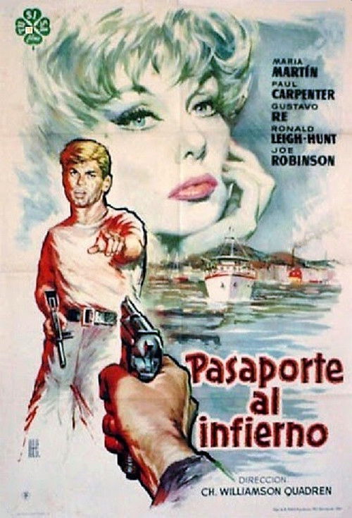 Movie poster for Pasaporte al infierno (1956)