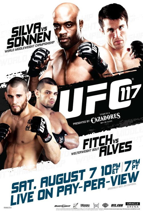 Movie poster for UFC 117: Silva vs. Sonnen (2010)
