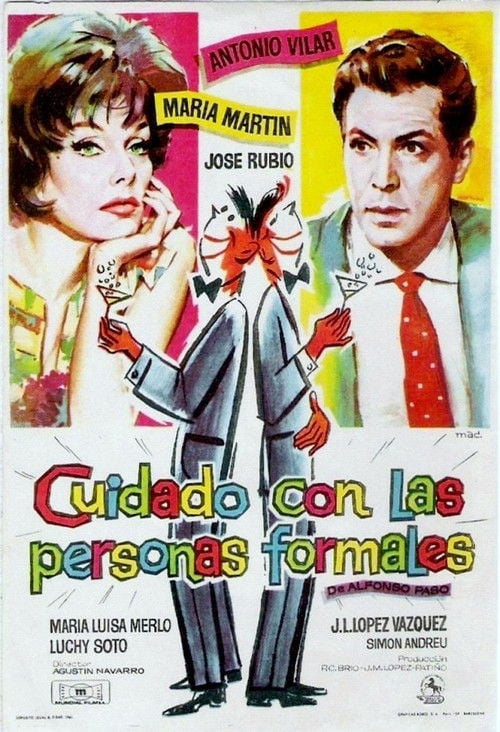 Movie poster for Cuidado con las personas formales (1961)