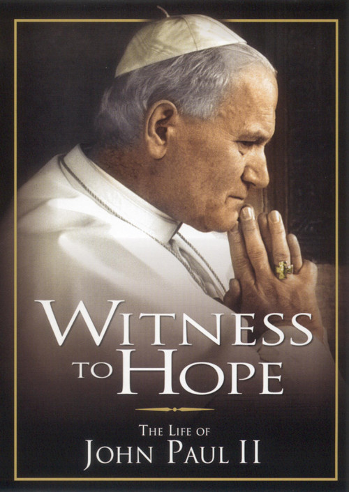Movie poster for Witness to Hope: The Life of Karol Wojtyla, Pope John Paul II (2002)