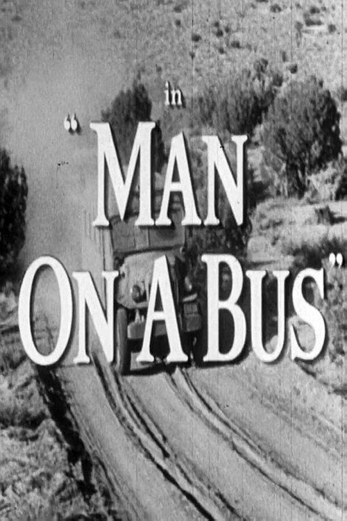 Movie poster for Man on a Bus (1955)