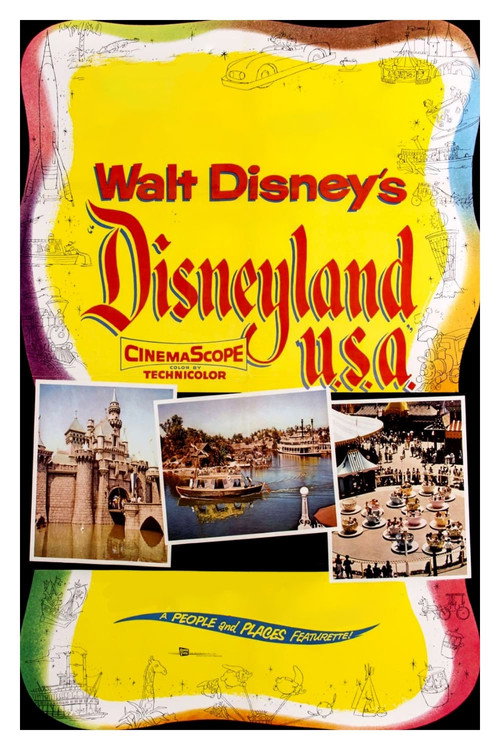 Movie poster for Disneyland: U.S.A. (1956)