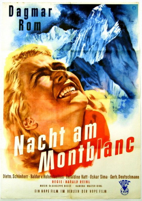 Movie poster for Nacht am Mont-Blanc (1951)