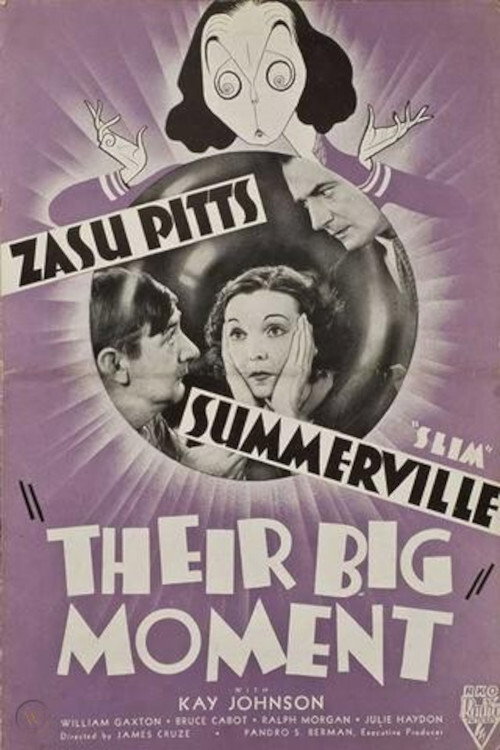 Movie poster for Their Big Moment (1934)