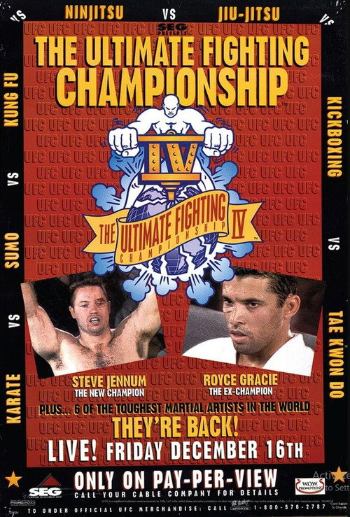 Movie poster for UFC 4: Revenge of the Warriors (1994)
