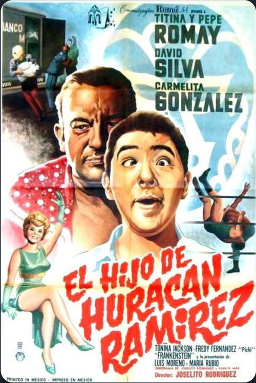 Movie poster for El hijo de Huracán Ramírez (1966)