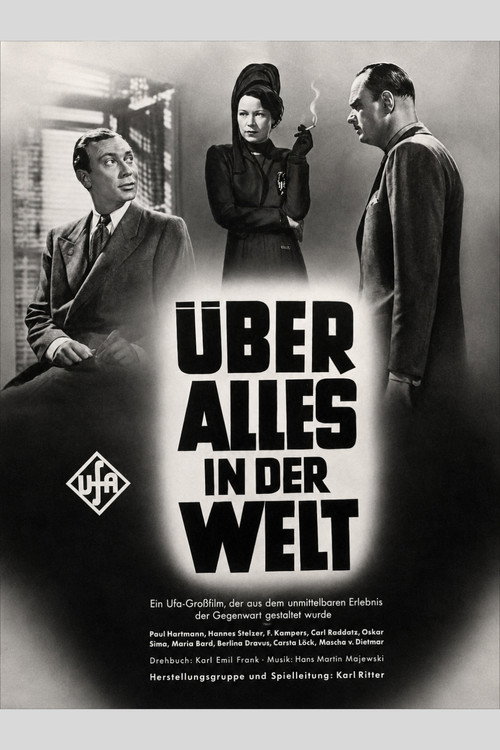 Movie poster for Über alles in der Welt (1941)