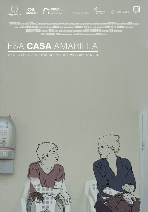 Movie poster for Esa casa amarilla (2024)