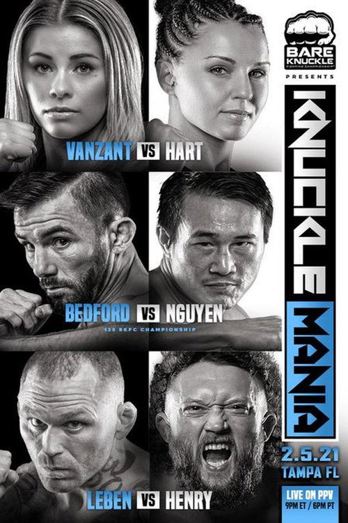 Movie poster for BKFC: KnuckleMania (2021)