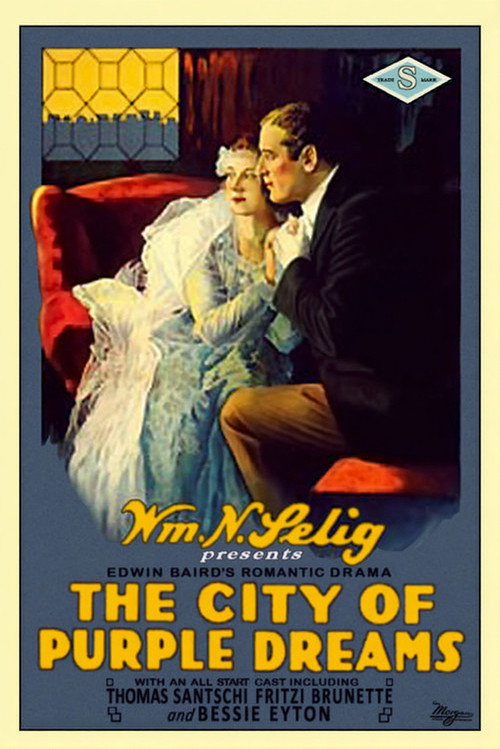 Movie poster for The City of Purple Dreams (1918)