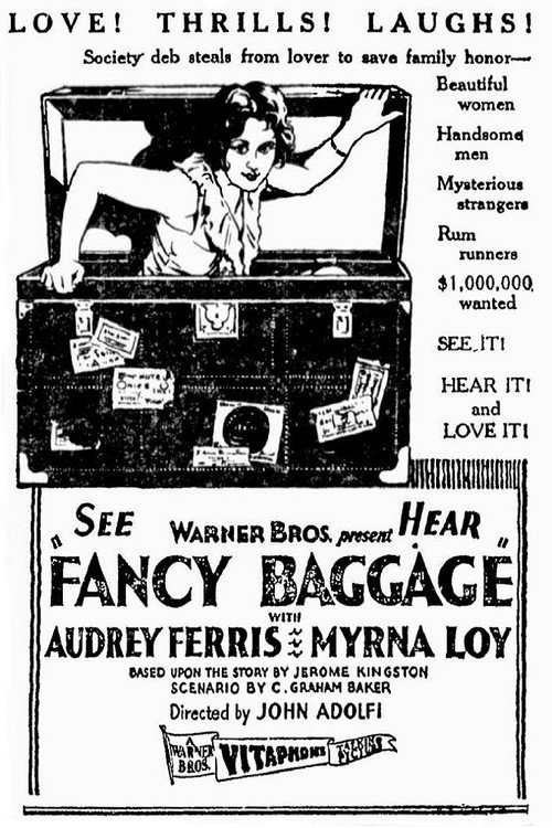 Movie poster for Fancy Baggage (1929)