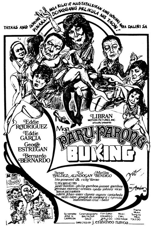 Movie poster for Mga Paru-Parong Buking (1985)