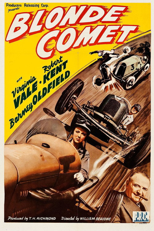Movie poster for Blonde Comet (1941)