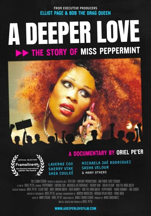 Movie poster for A Deeper Love: The Story of Miss Peppermint (2025)