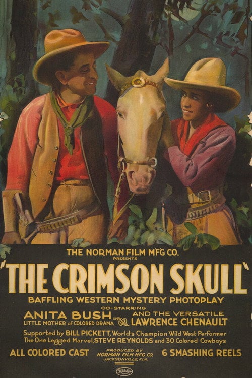 Movie poster for The Crimson Skull (1922)