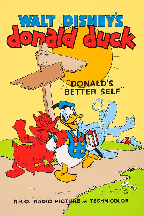 Movie poster for Donald's Better Self (1938)