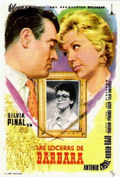 Movie poster for Las locuras de Bárbara (1959)