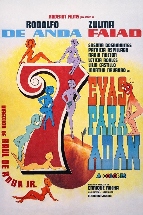 Movie poster for Siete Evas Para un Adán (1971)