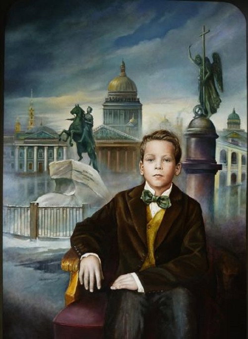 Movie poster for Leerjongen in Petersburg (2014)