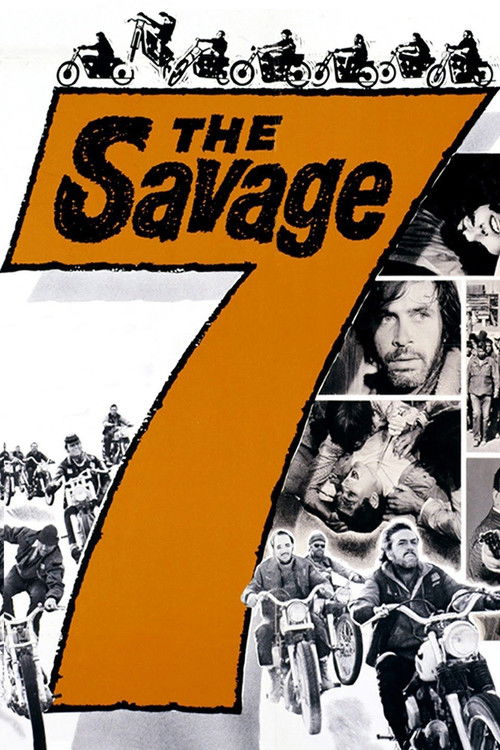 Movie poster for The Savage Seven (1968)