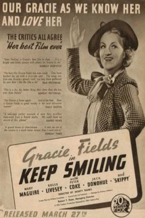 Movie poster for Keep Smiling (1938)