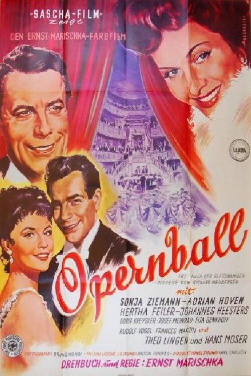 Movie poster for Opernball (1956)