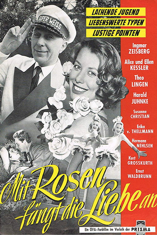 Movie poster for Mit Rosen fängt die Liebe an (1957)