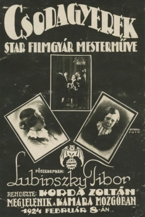 Movie poster for A Csodagyerek (1920)