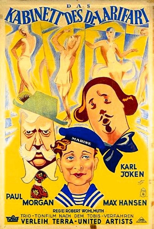 Movie poster for The Cabinet of Dr. Larifari (1930)