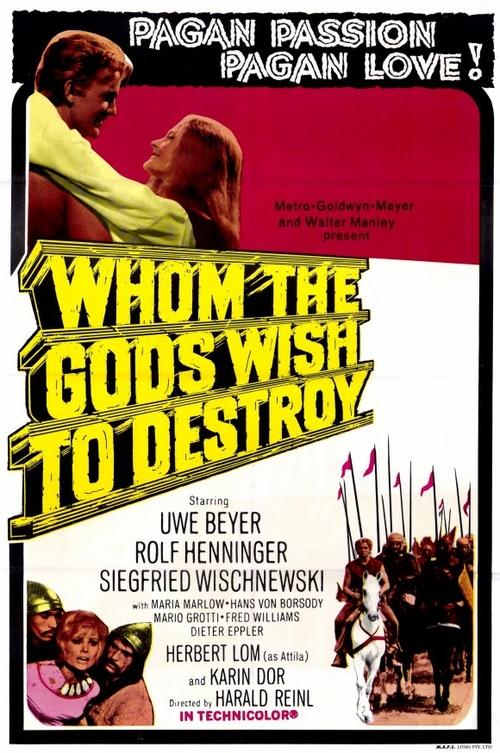 Movie poster for Whom the Gods Wish to Destroy (1966)