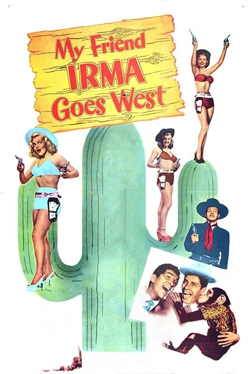 Movie poster for My Friend Irma Goes West (1950)