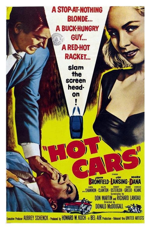 Movie poster for Hot Cars (1956)