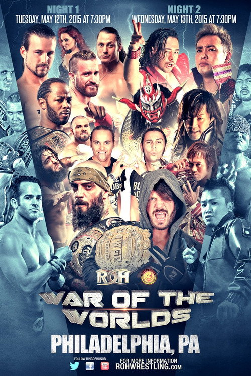 Movie poster for ROH & NJPW: War of the Worlds - Night 2 (2015)